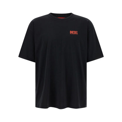 Diesel Black Cotton T-Shirt