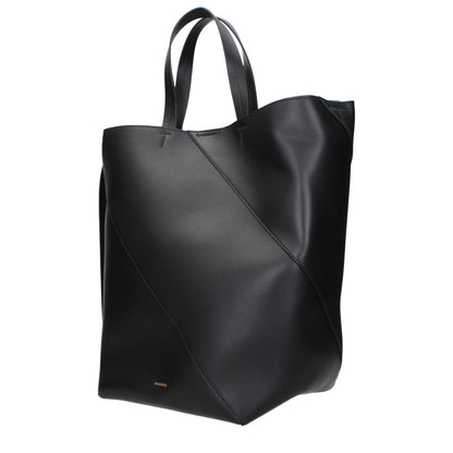 Jil Sander Black Leather Crossbody Bag