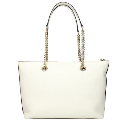 Jimmy Choo White Leather Shoulder Bag