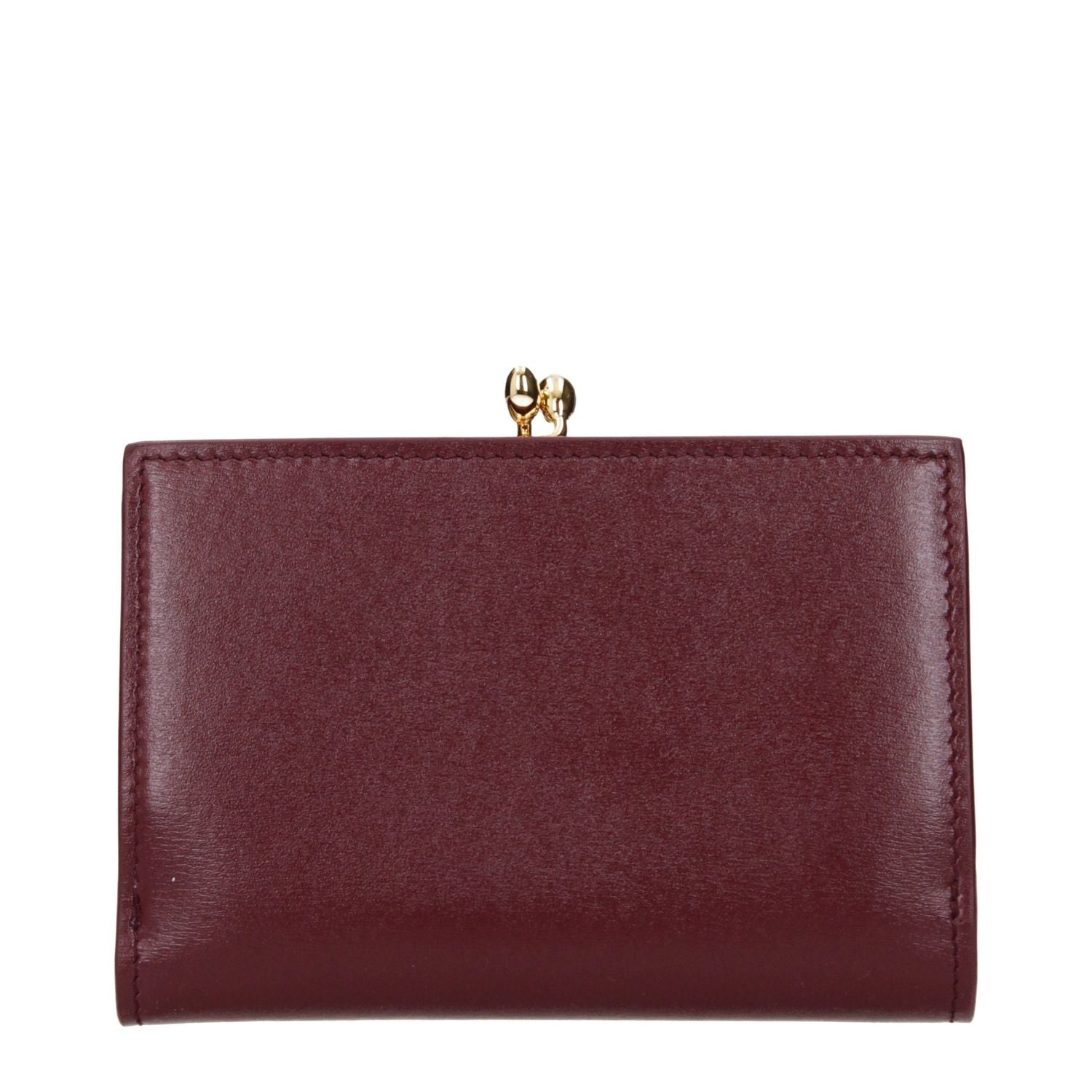 Jil Sander Red Leather Wallet