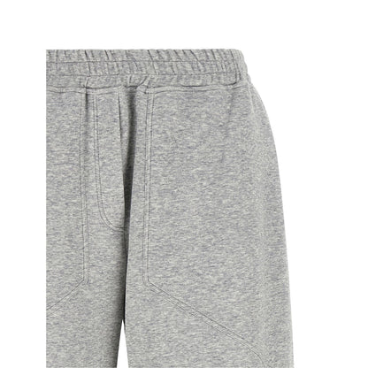 Brunello Cucinelli Gray Cotton Athletic Pants