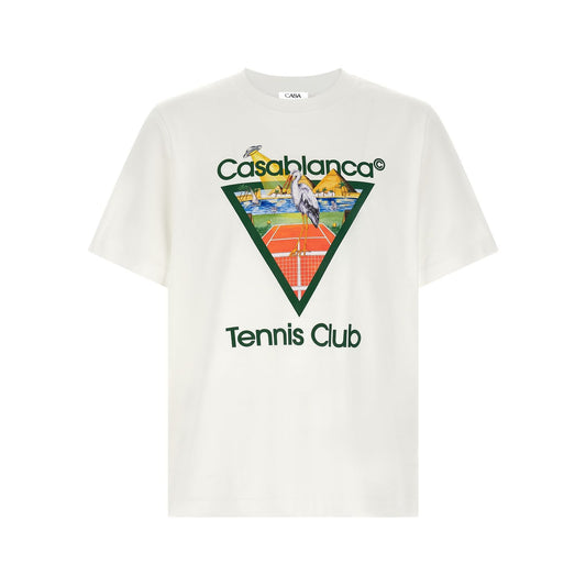 Casablanca White Organic Cotton T-Shirt