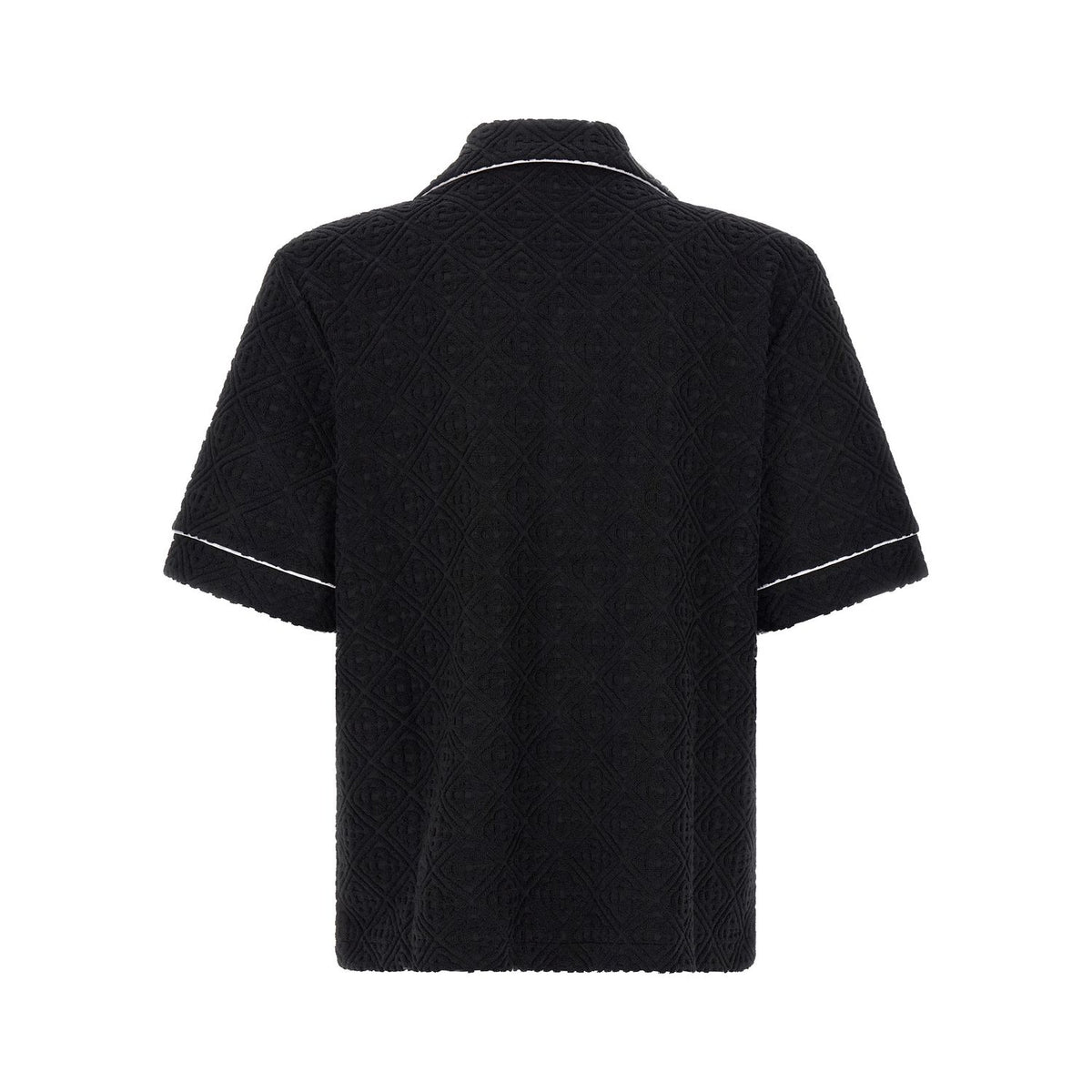 Casablanca Black Cotton Pattern Shirt