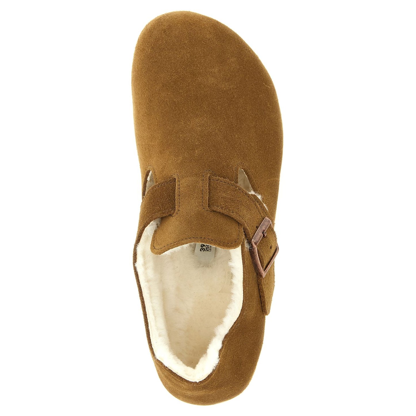 Birkenstock Brown Suede Leather Clogs