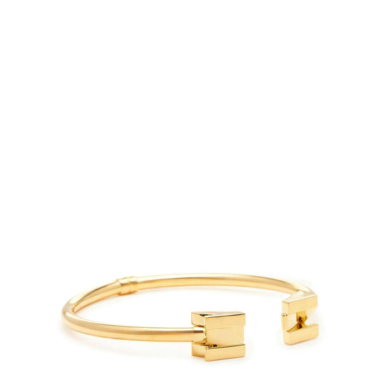 Elisabetta Franchi Gold Brass Necklace