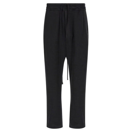 Thom Krom Black Cotton Casual Pants