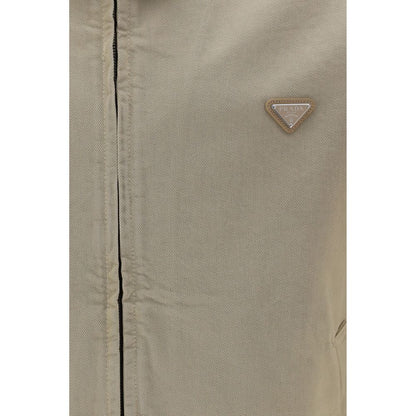 Prada Beige Cotton Denim Jacket