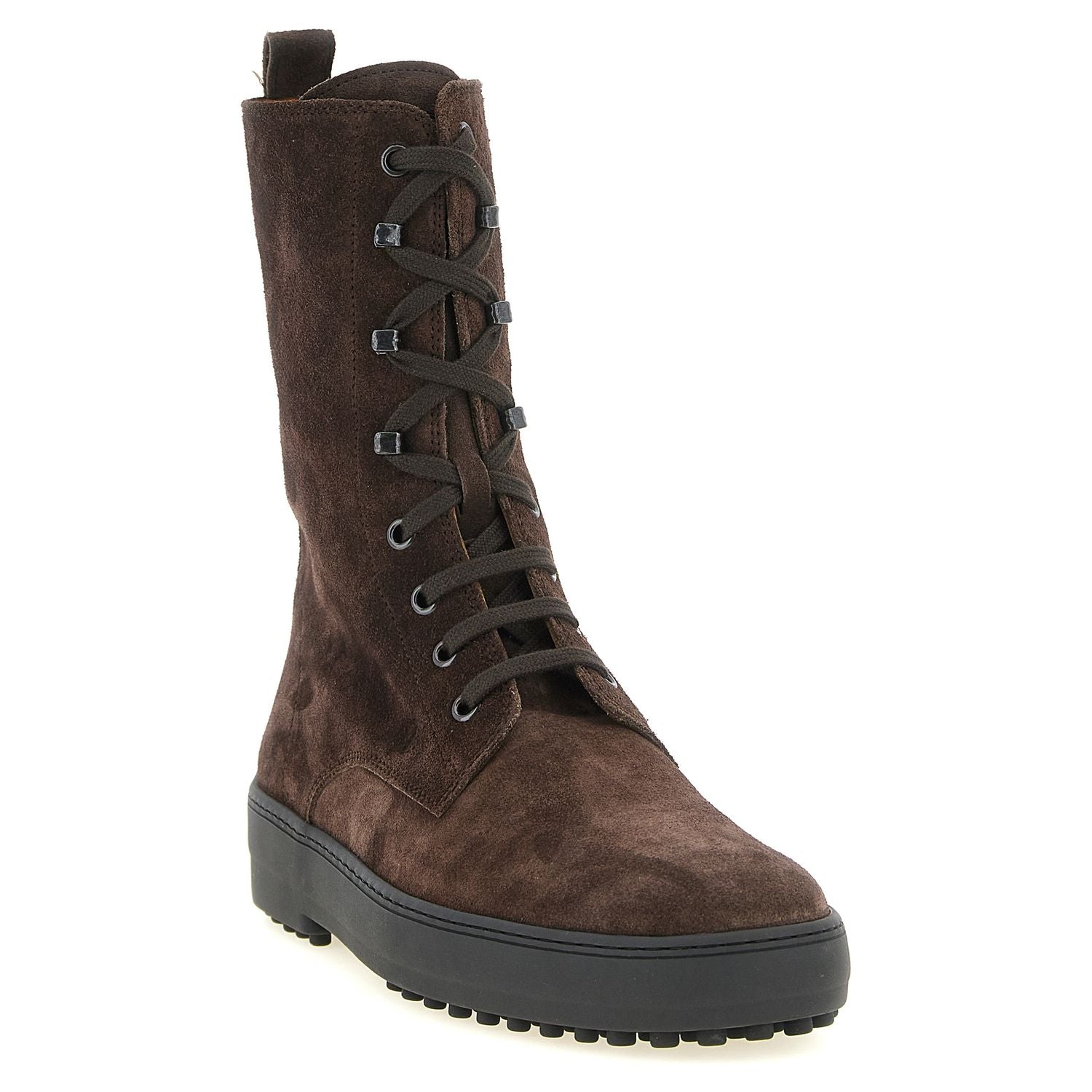 Tod's Brown Calfskin Ankle Boots