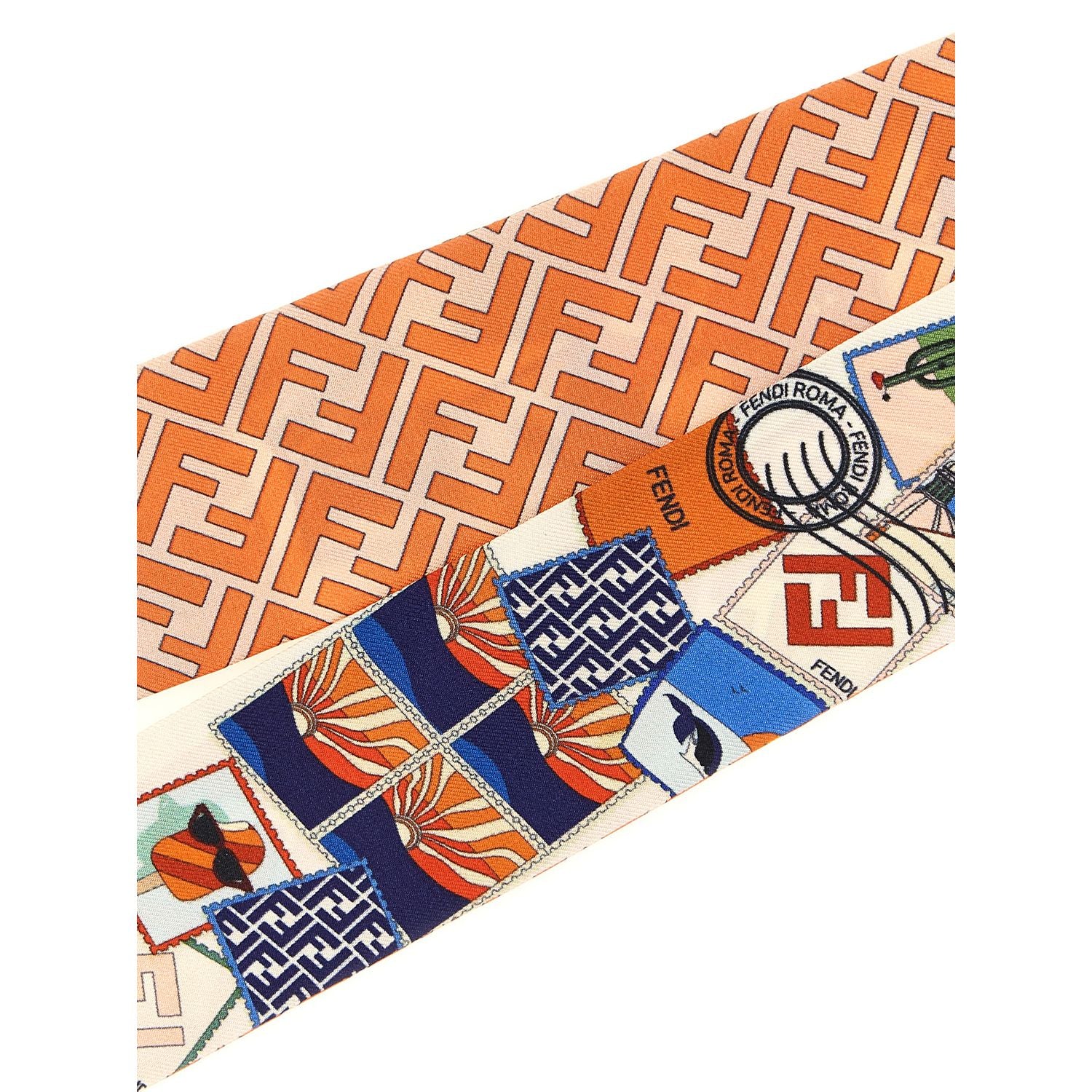 Fendi Multicolor Silk Hairband