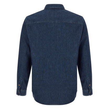 A.P.C. Blue Cotton Blouse