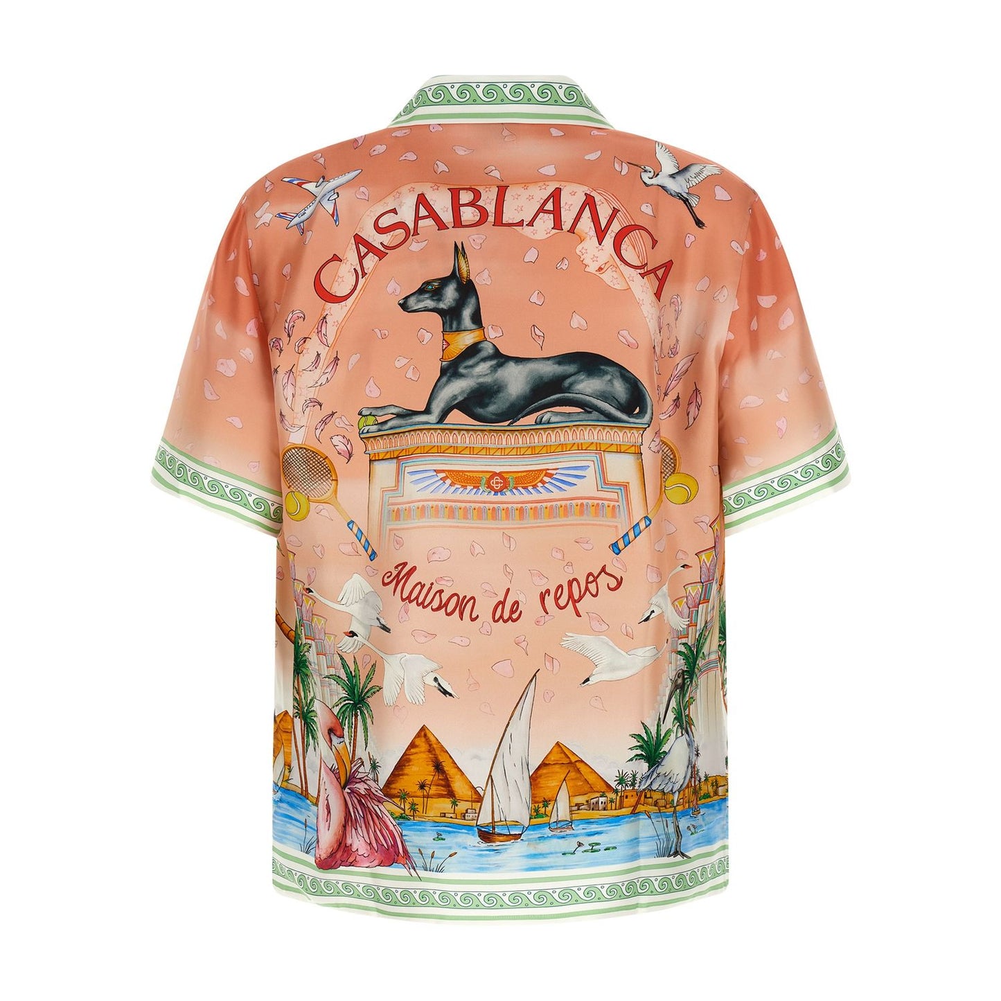 Casablanca Multicolor Silk Blouse