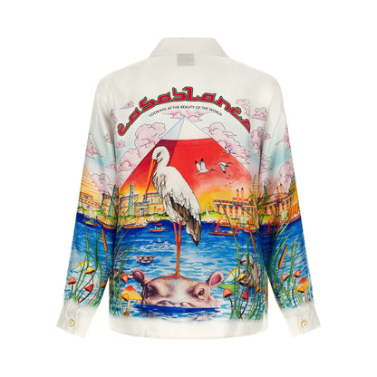 Casablanca Multicolor Silk Blouse
