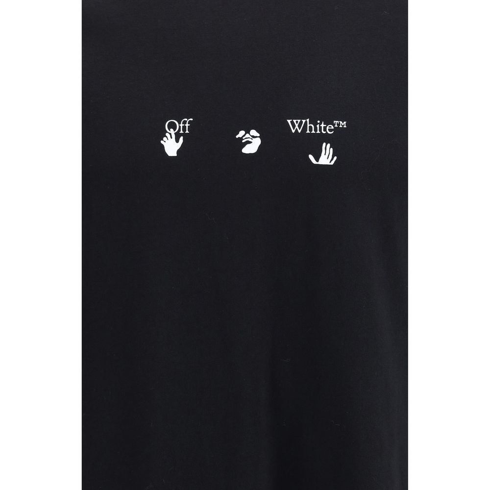 Off-White Black Cotton T-Shirt