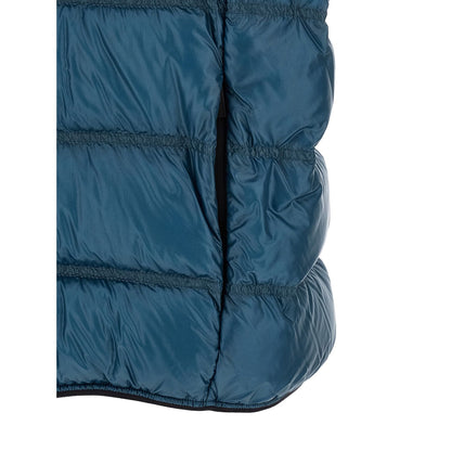 Moncler Blue Polyamide Full-Length Jacket