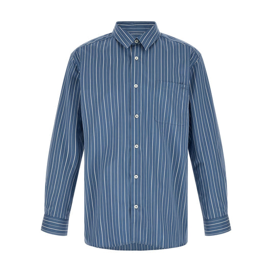 A.P.C. Blue Cotton Blouse