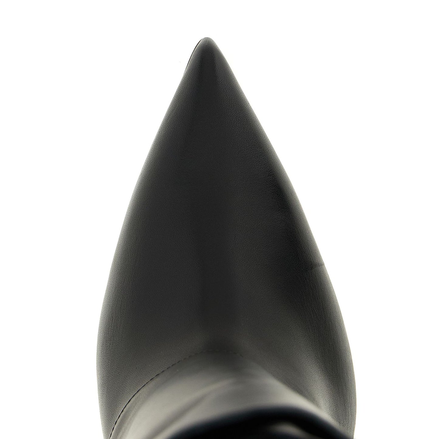 Balmain Black Calfskin Over The Knee