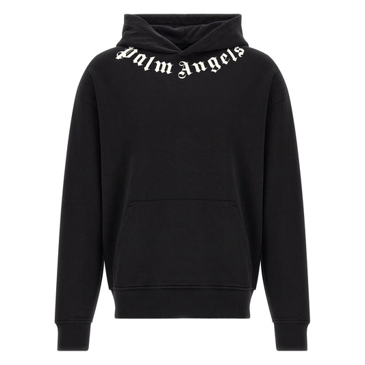 Palm Angels Black Cotton Sweatshirt