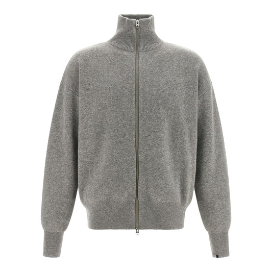 Extreme Cashmere Gray Cashmere Cardigan