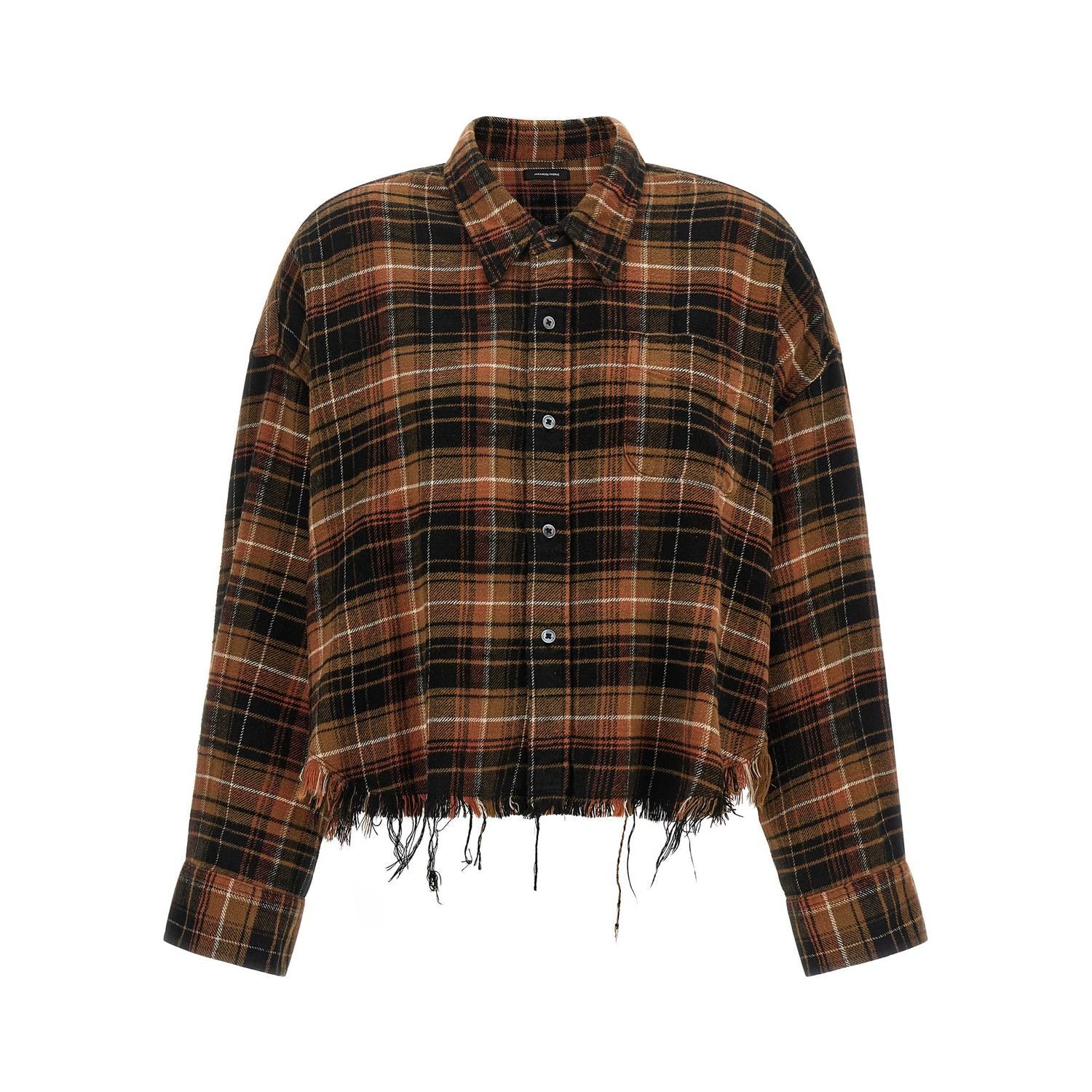 R13 Brown Cotton Blouse