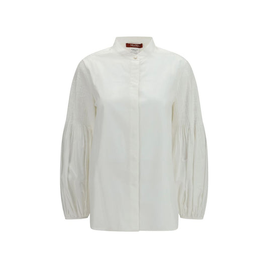 Max Mara White Cotton Blouse