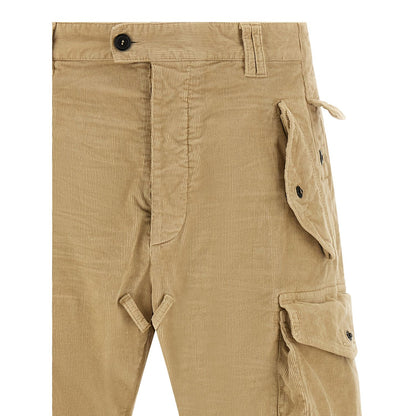 Dsquared² Beige Cotton Cargo Pants