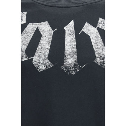 Palm Angels Black Cotton Sweatshirt