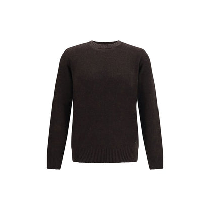 Brooksfield Brown Wool Oves Aries Sweatshirt