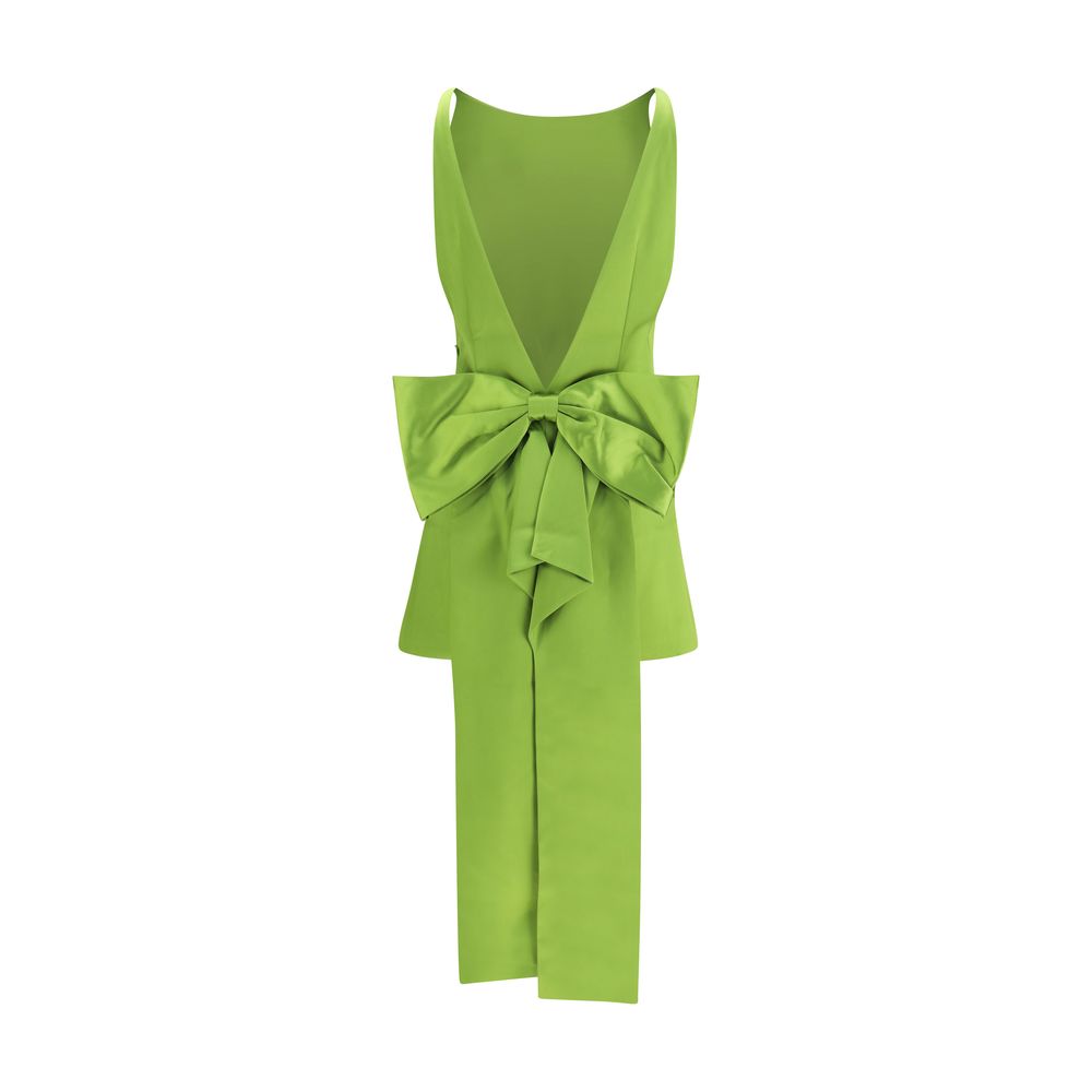Self-Portrait Bicolor Polyester Cocktail Dress