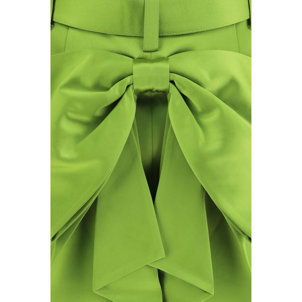 Self-Portrait Bicolor Polyester Mini Skirt