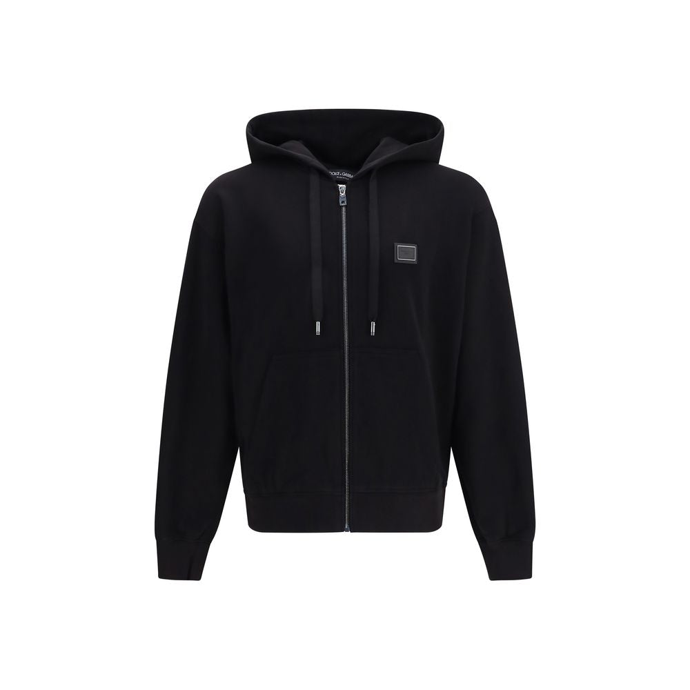 Dolce & Gabbana Black Cotton Sweatshirt