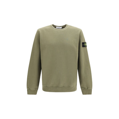 Stone Island Bicolor Cotton Sweatshirt