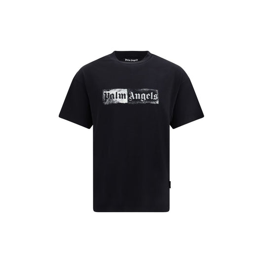 Palm Angels Black Cotton T-Shirt