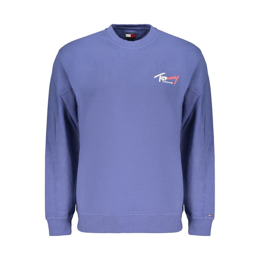 Tommy Hilfiger Blue Cotton Men's Sweatshirt