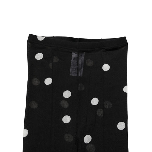 Dolce & Gabbana Black Polka Dot Tights Stockings Pantyhose Socks