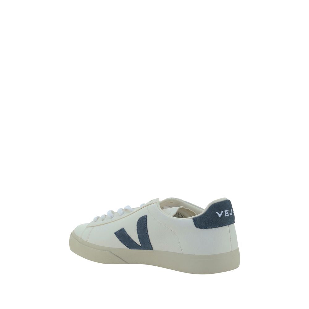 Veja White Calf Leather Bos Taurus Sneakers