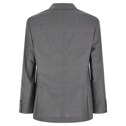 Brunello Cucinelli Gray Virgin Wool Blazer