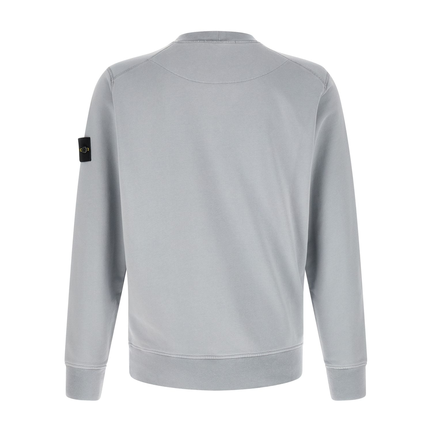 Stone Island Gray Cotton Sweatshirt