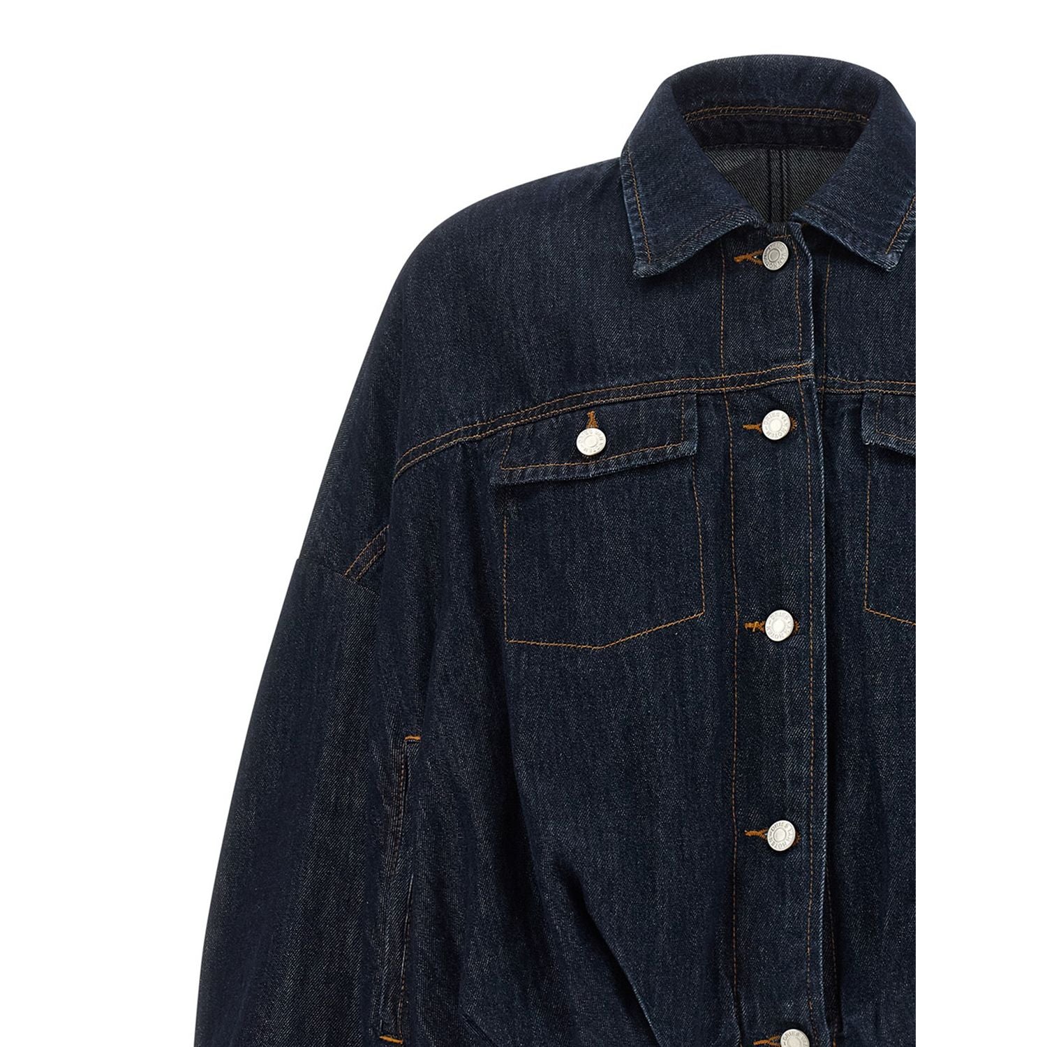 Dries Van Noten Blue Cotton Denim Jacket