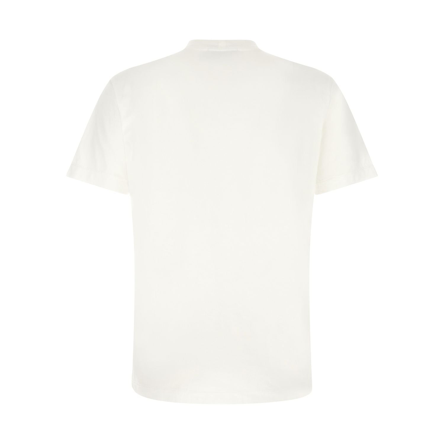 Stone Island White Cotton T-Shirt