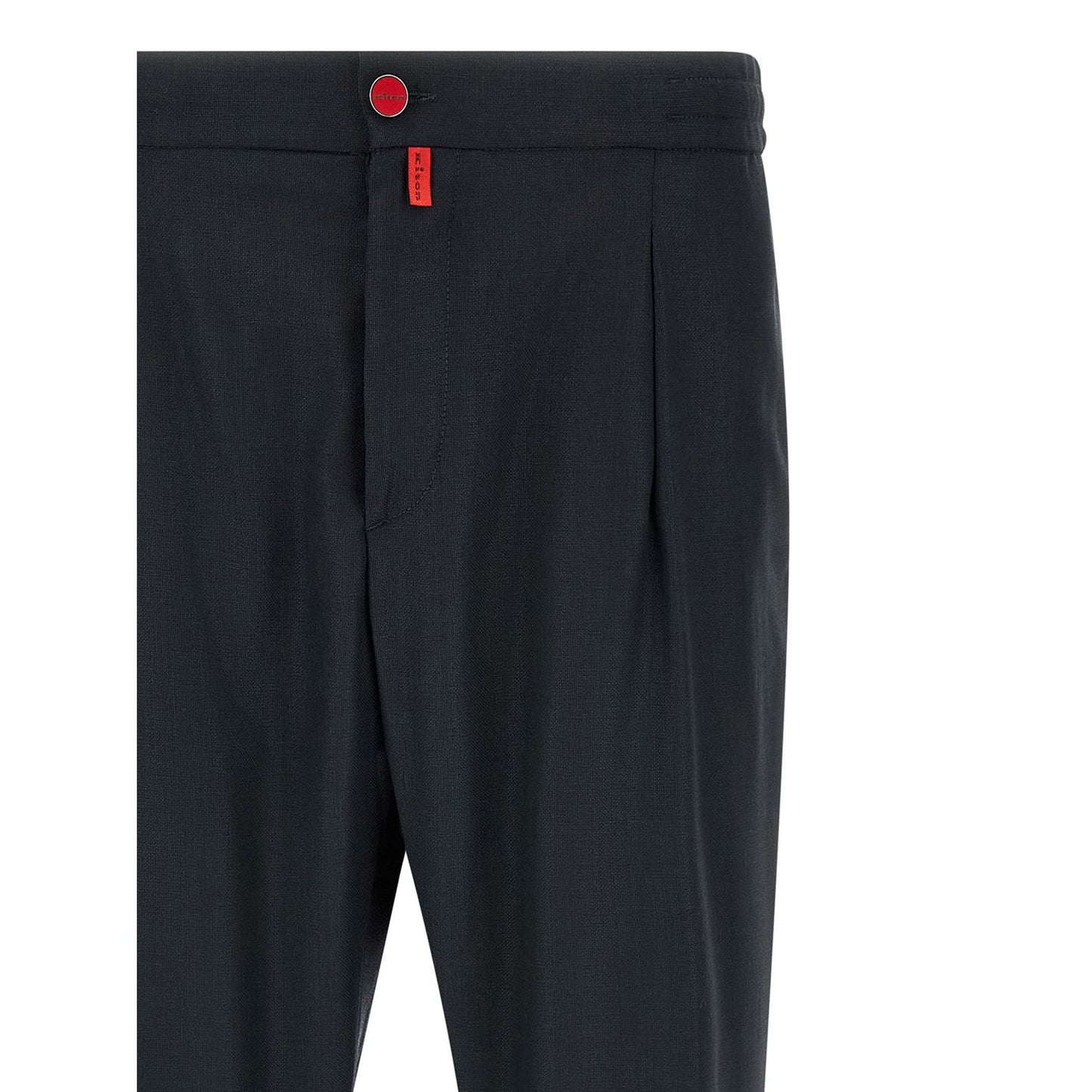 Kiton Blue Wool Pants