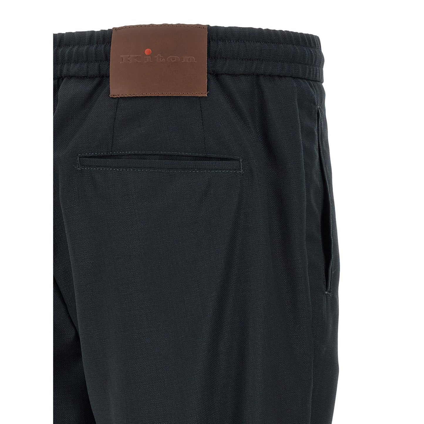 Kiton Blue Wool Pants