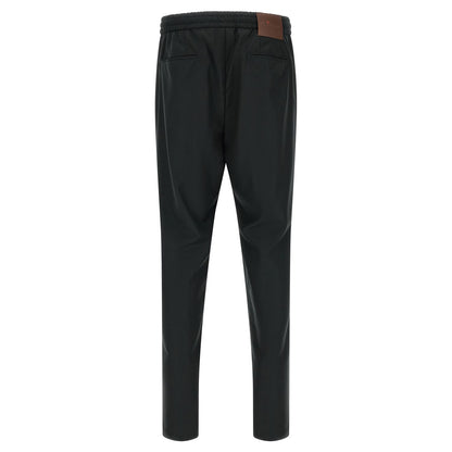 Kiton Gray Wool Casual Pants