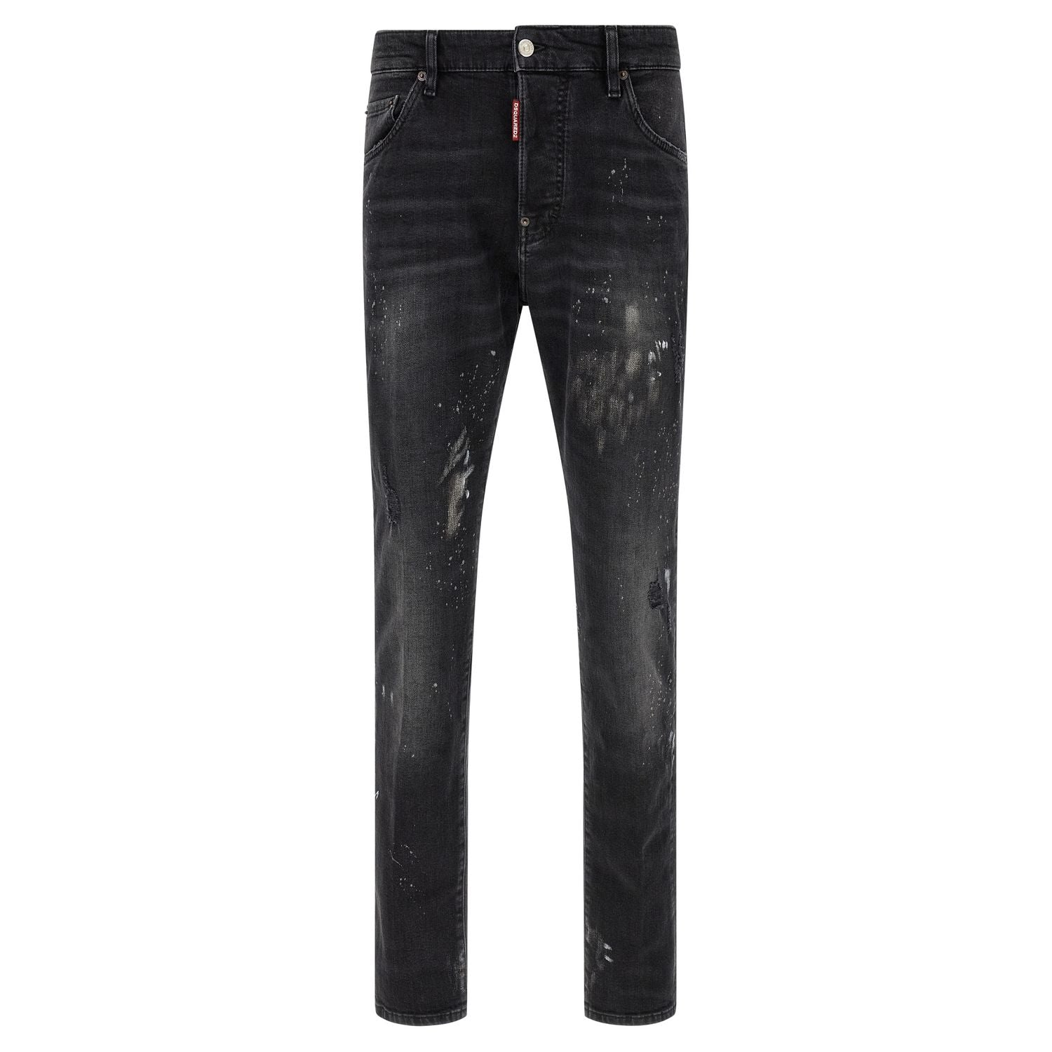 Dsquared² Black Cotton Slim Fit Jeans