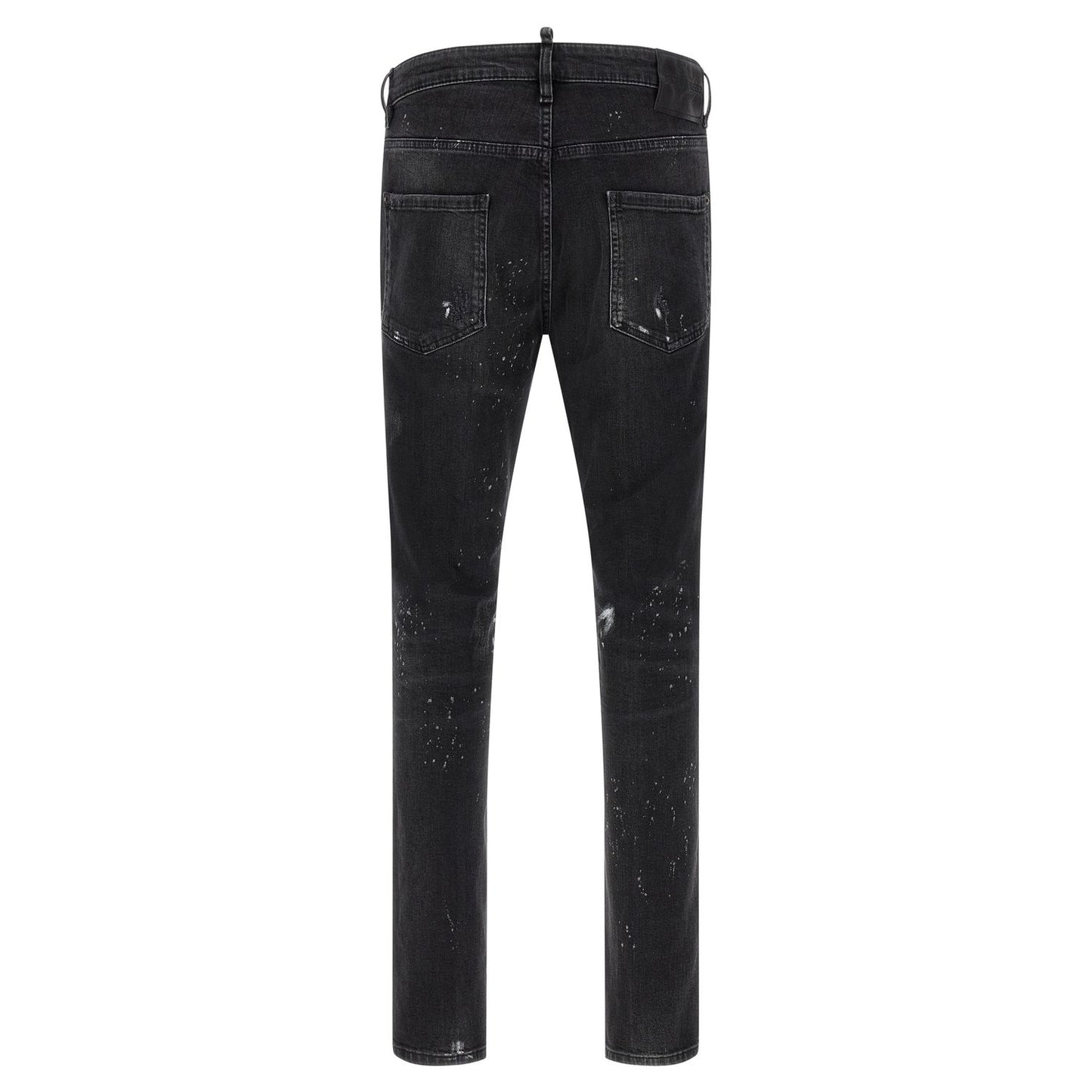Dsquared² Black Cotton Slim Fit Jeans