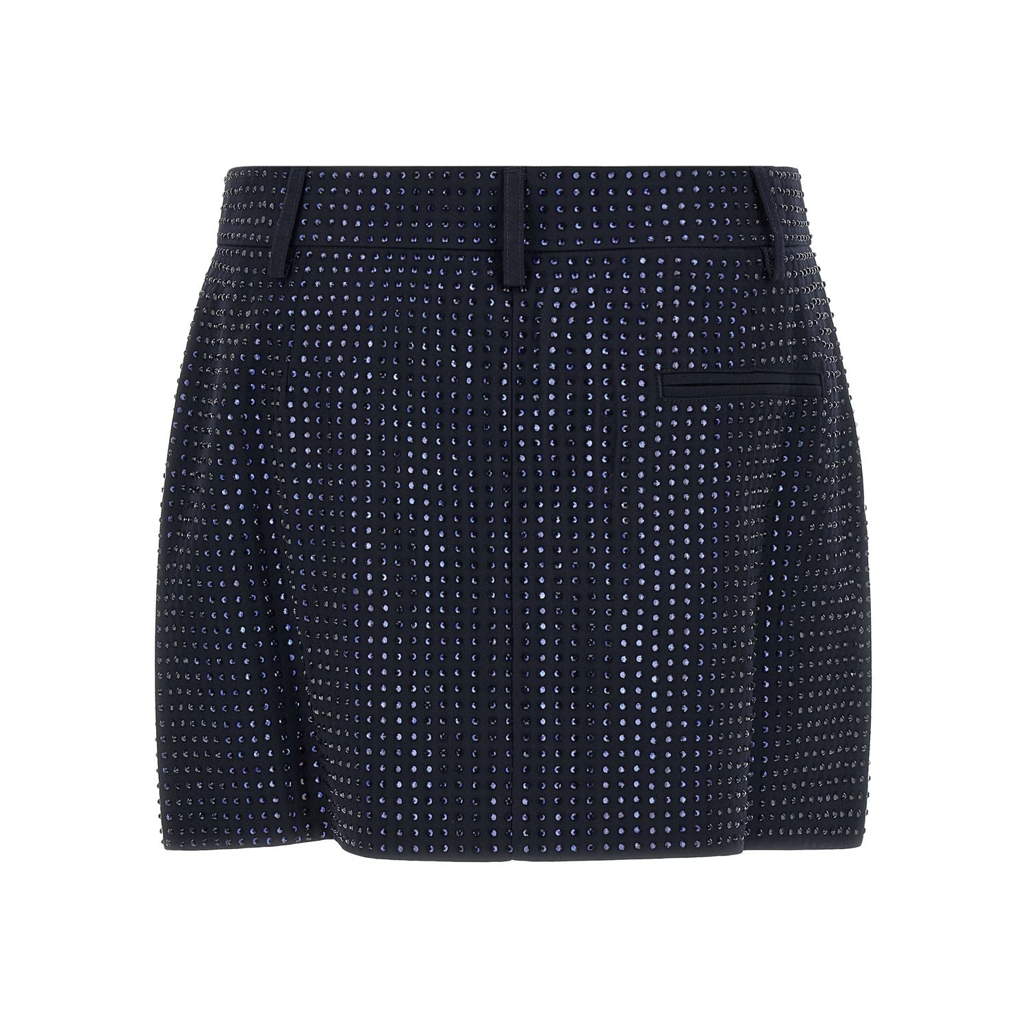 PINKO Blue Polyester Long Skirt