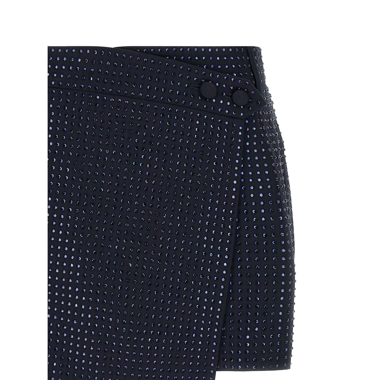PINKO Blue Polyester Long Skirt