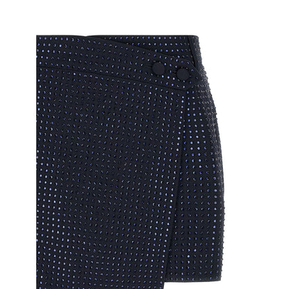 PINKO Blue Polyester Long Skirt