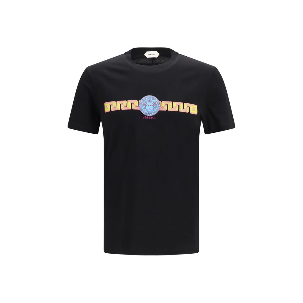 Versace Black Cotton T-Shirt