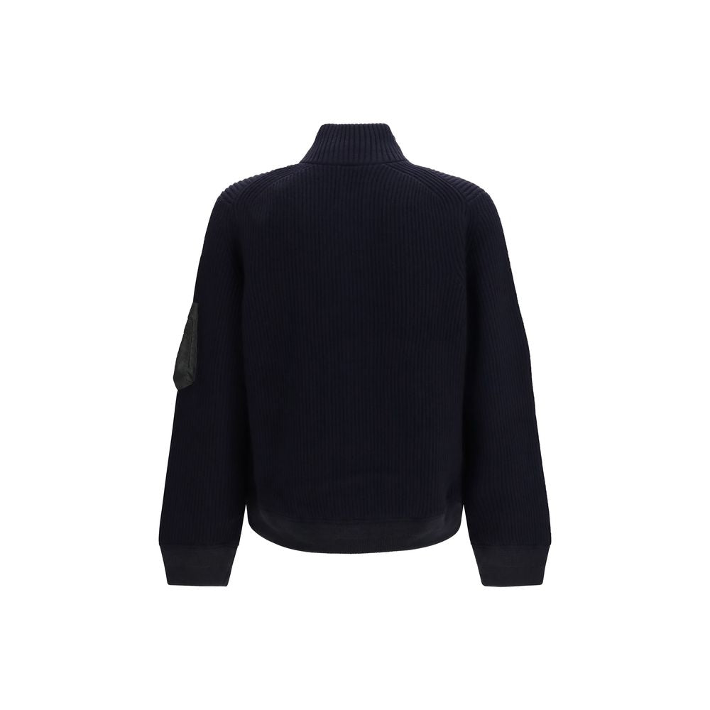 Sacai Blue Wool Oves Aries Sweatshirt