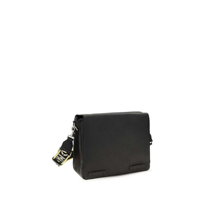 Fendi Black Calf Leather Bos Taurus Shoulder Bag